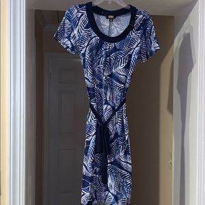 Ladies Lori Michaels dress..blue/black..S..nwot